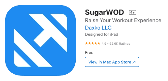 SugarWOD app App Store screenshot